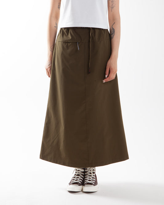 Gramicci Trekking Long Skirt Deep Olive