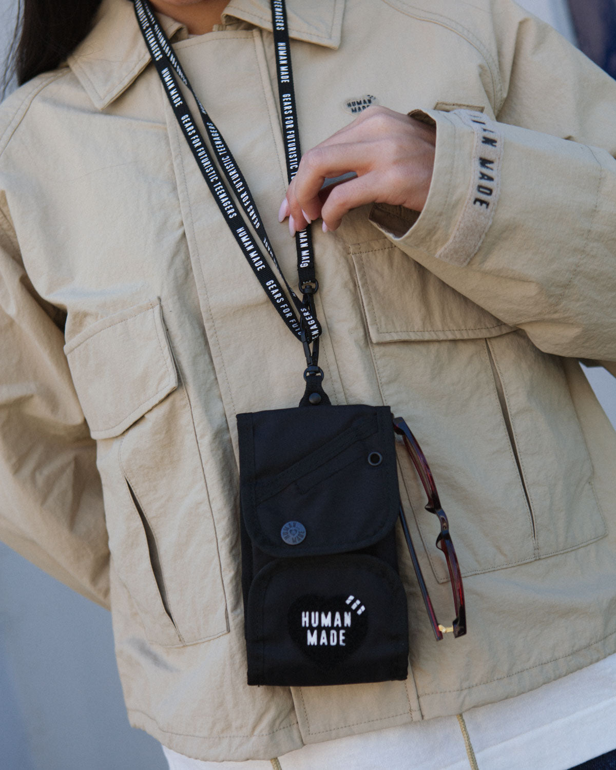 Human Made Military Pouch Black