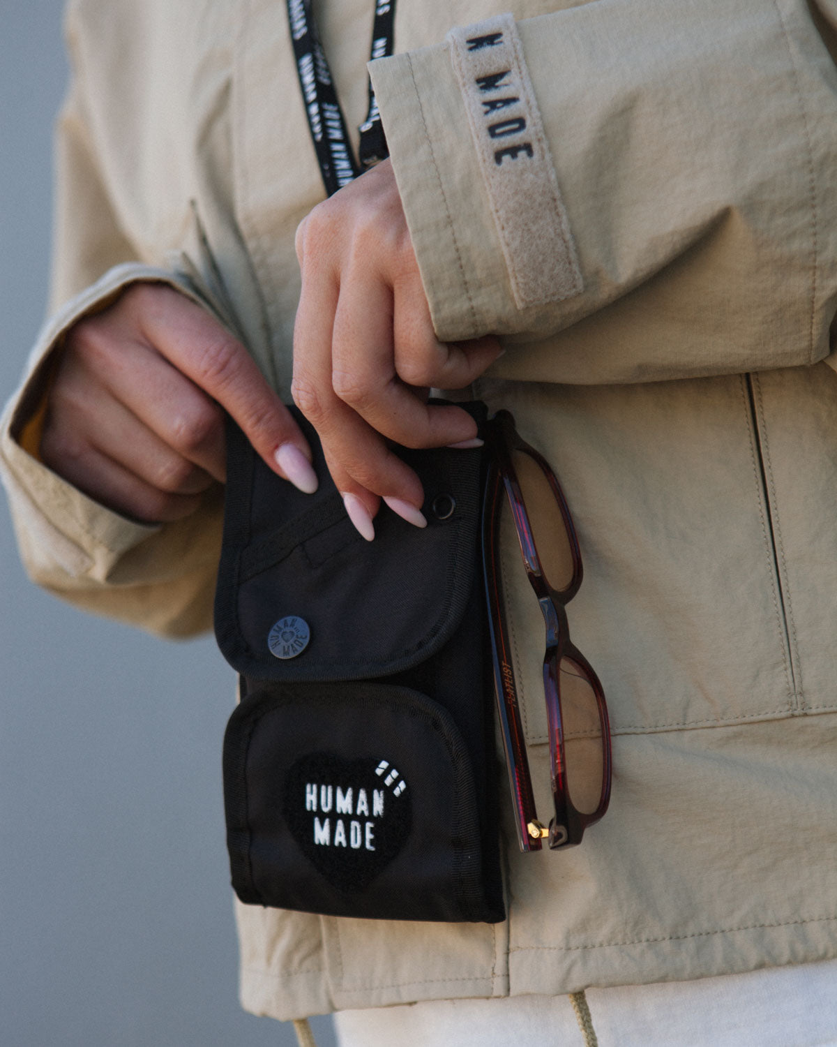 Human Made Military Pouch Black