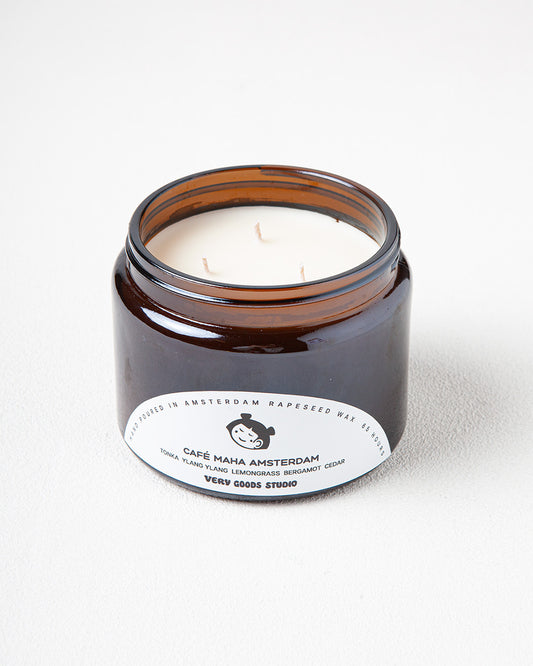 Very Goods Studio x Café Maha Amsterdam Candle Big Lemongrass/Bergamot