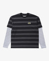 Metalwood Studio Double Layer Striped T-Shirt