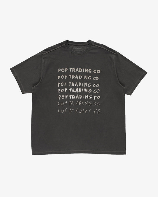 Pop Trading Company Sketchy T-Shirt Washed Black