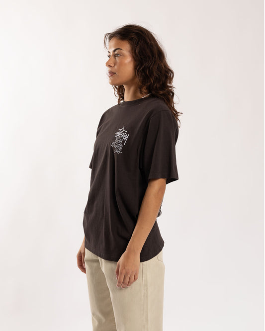 Stüssy High Rollers Pig. Dyed Tee Faded Black