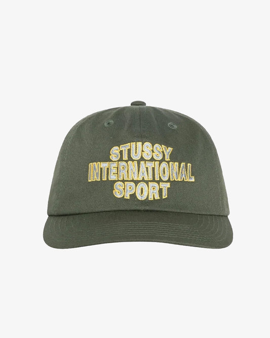 Stüssy MD Int. Sport Strapback Cap Dark Olive