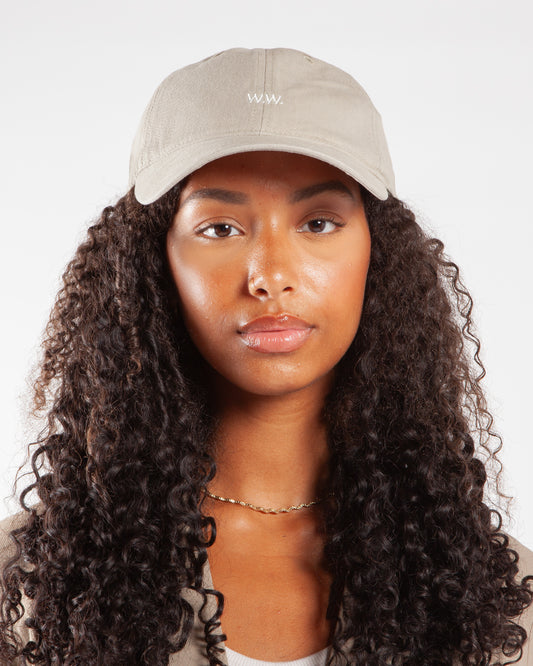 Wood Wood Low Profile Twill Cap Grey Elephant