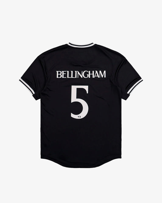 Y-3 Elite 5 Football Jersey Short Sleeve Black