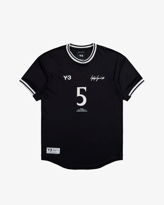 Y-3 Elite 5 Football Jersey Short Sleeve Black