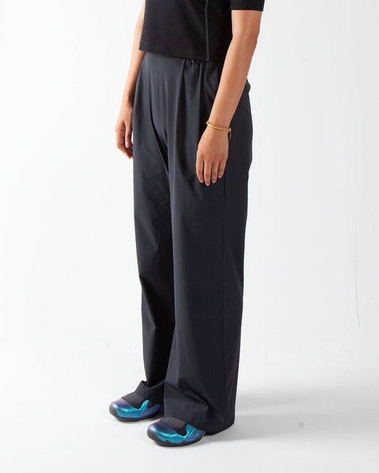 Nike Women's Dri-Fit Loose Wide-Leg Pants Black