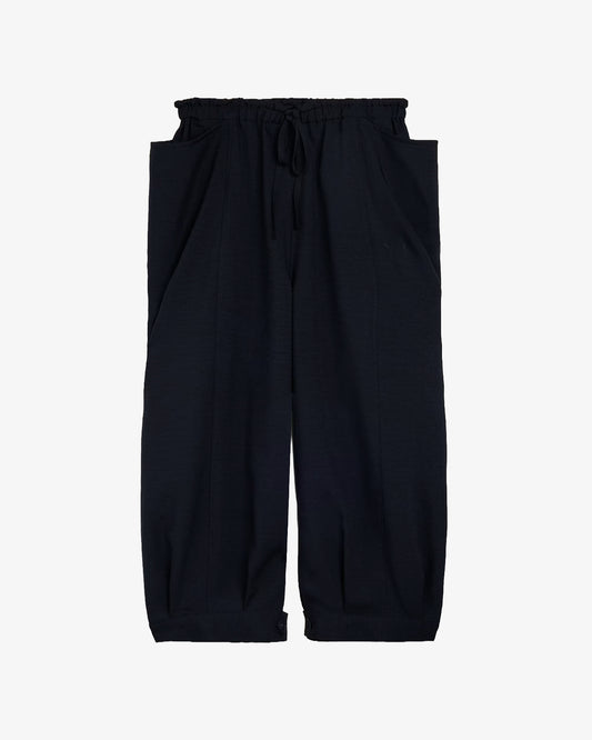 Y-3 Sports Uniform Cropped Top Flared Track Pants Black