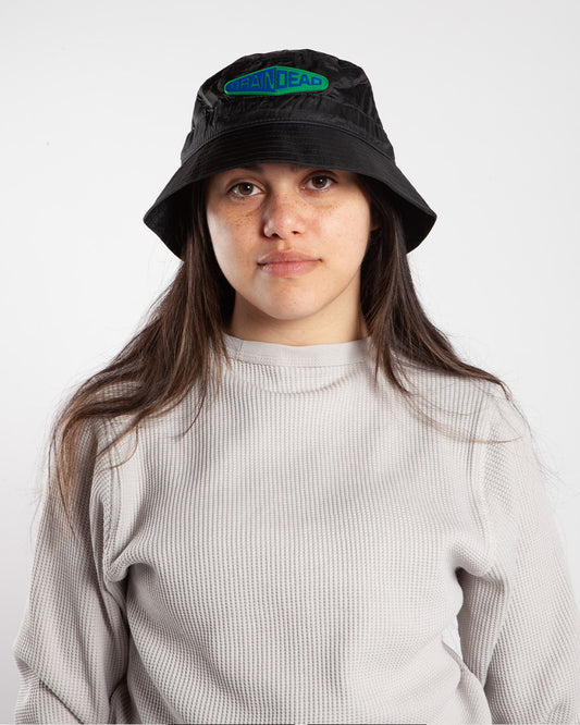 Maha - Brain Dead Fisheye Cinch Bucket Hat Black