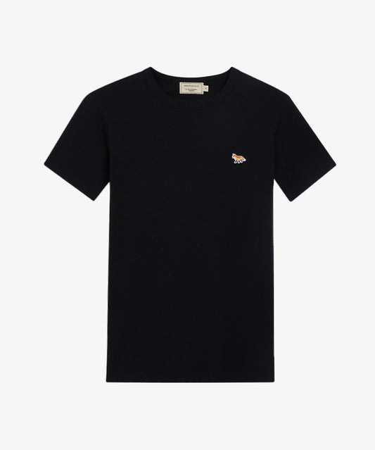 Kitsune Fitted Tee Profile Fox Patch Black