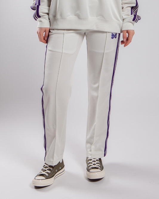 Needles Track Pant Poly Smooth Ice White