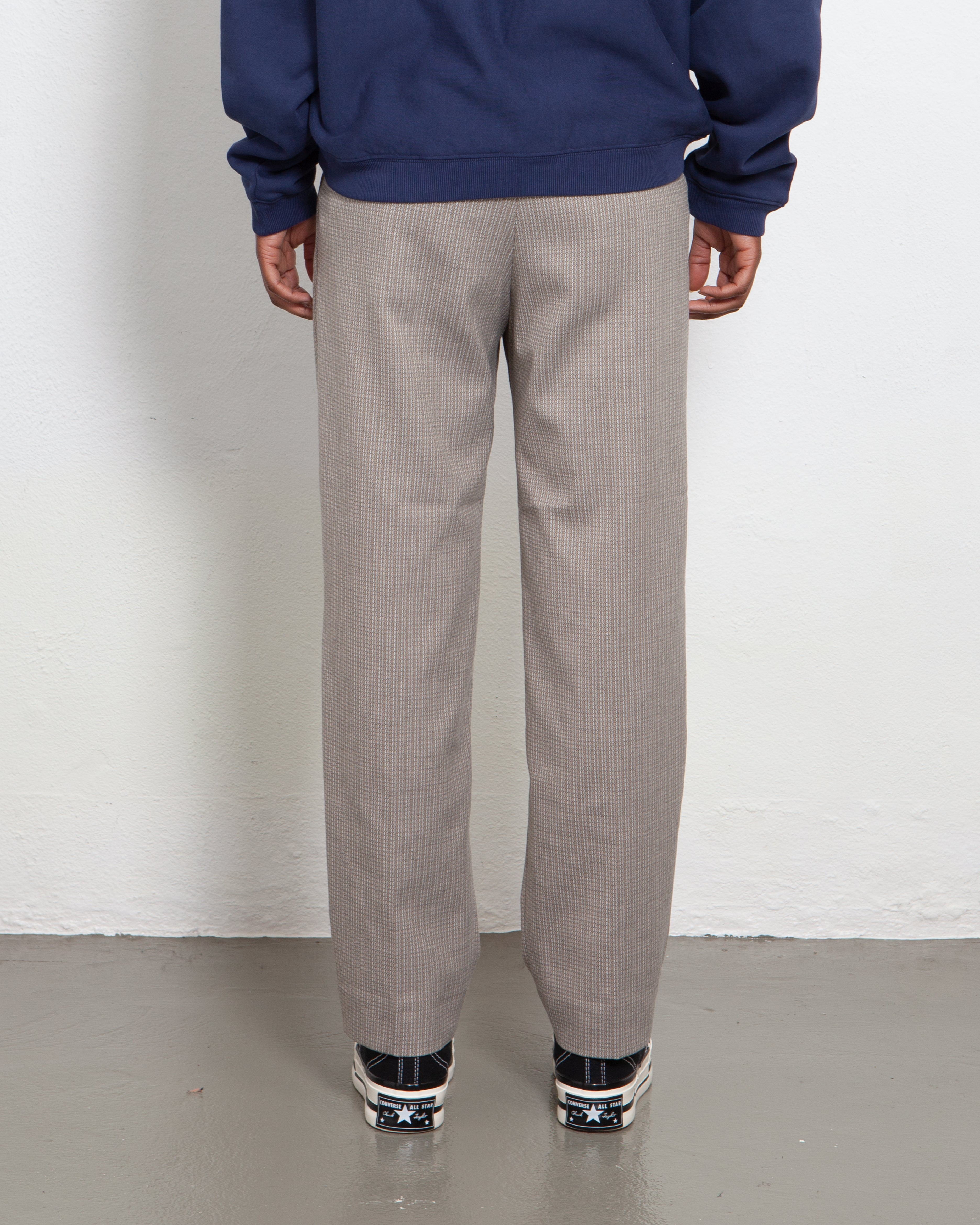 Needles Tucked Side Tab Trouser Stripe Jq. Grey