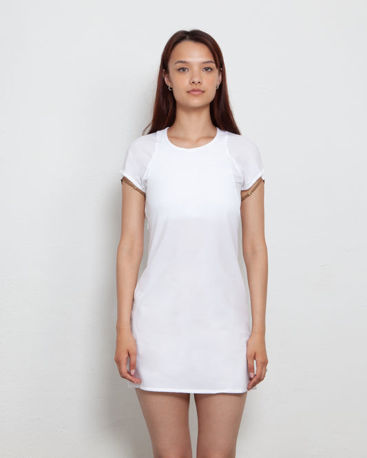 NikexJacquemus  SS Mini Dress White