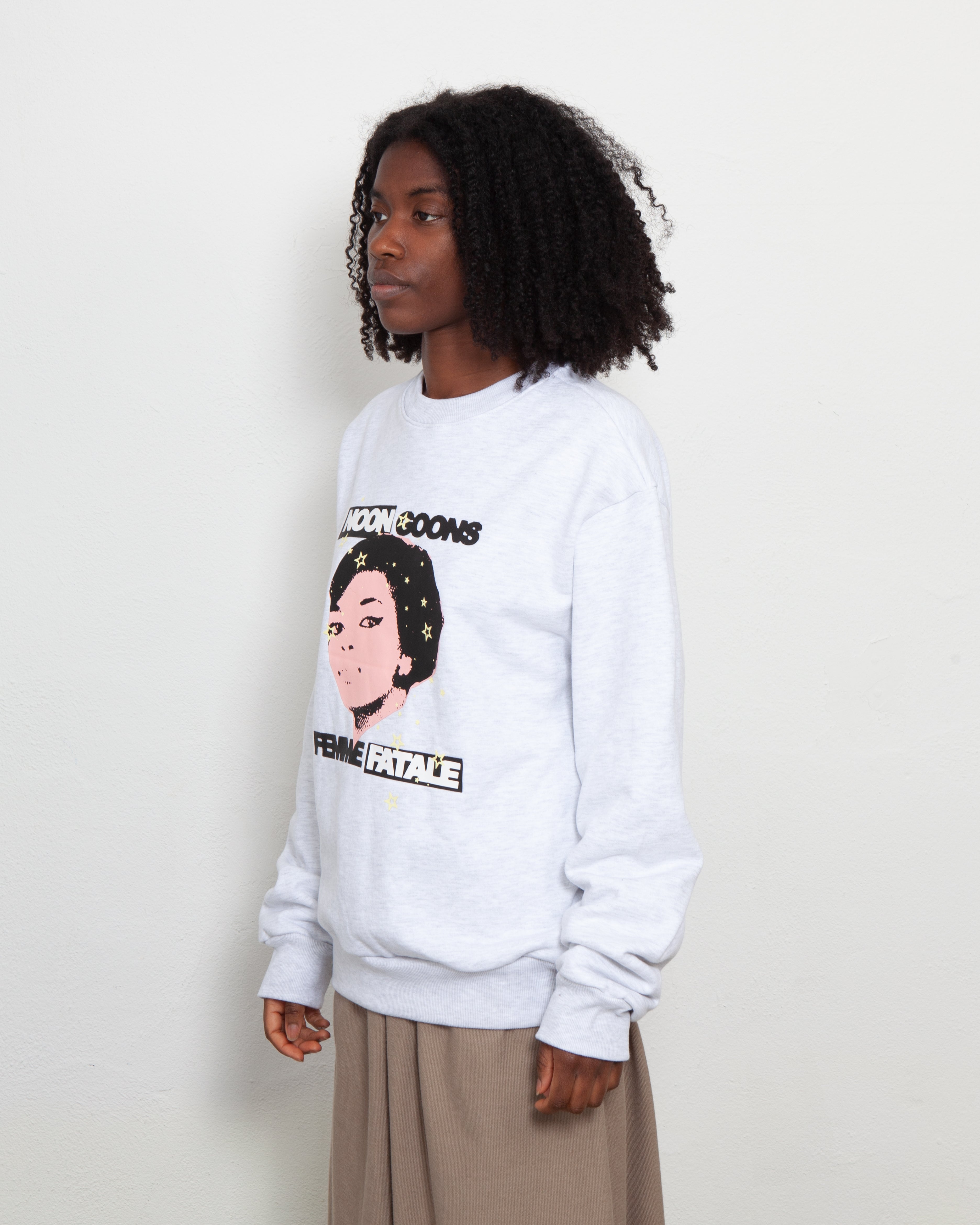 Noon Goons Femme Fatale Sweatshirt Heather Grey