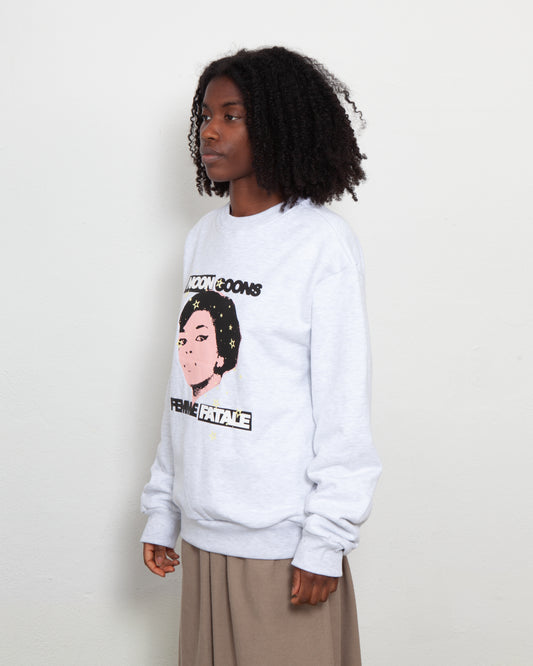 Maha - Noon Goons Femme Fatale Sweatshirt Heather Grey