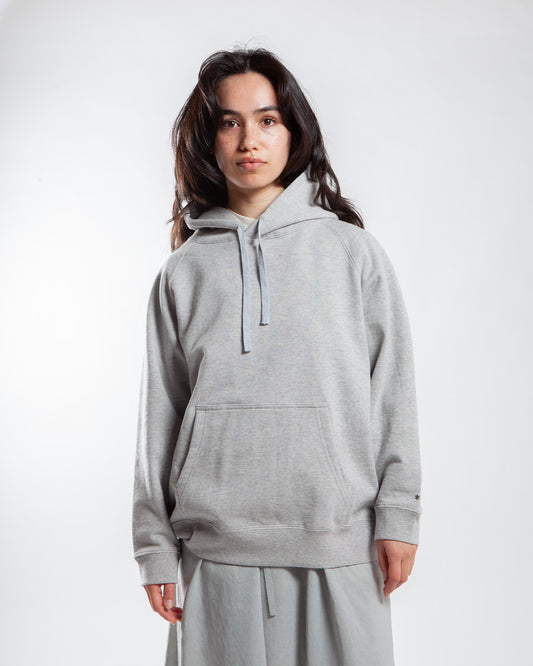 Snow Peak Recycled Cotton Pullover Hoodie Grey