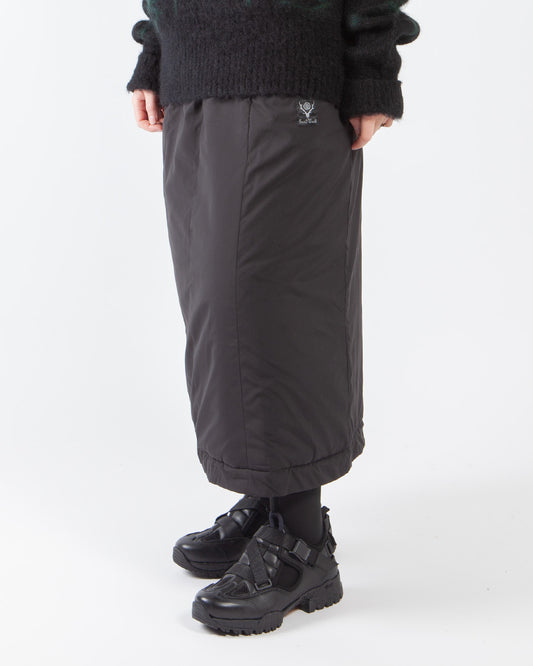 South2 West8 Belted CS Pant Insulator Belted Skirt Poly Peach Skin Black