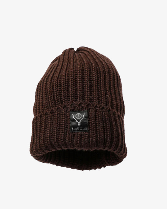 Maha - South2 West8 Watch Cap Knit Brown
