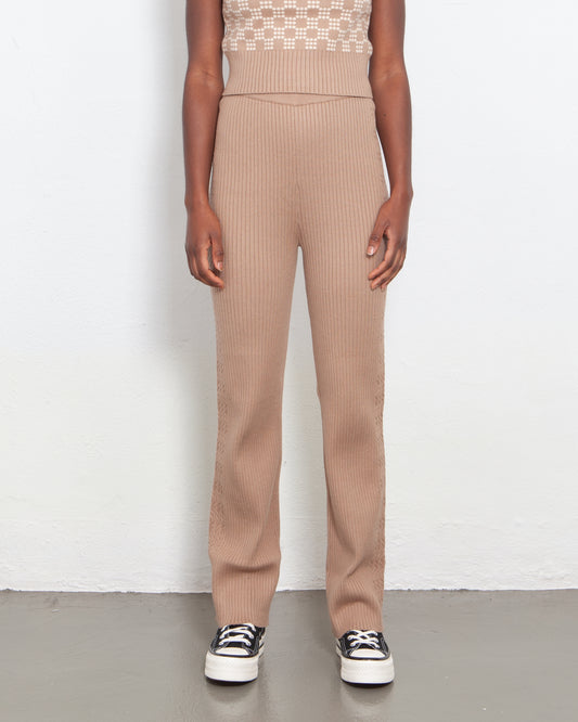 Maha - TNO 9-Dots Frequency Pants Tan