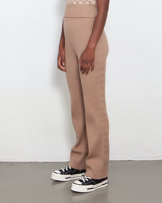 Maha - TNO 9-Dots Frequency Pants Tan