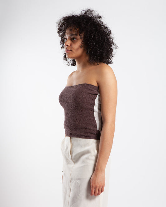 Maha - Woolrich x DC Bandeau Knit Top Brown