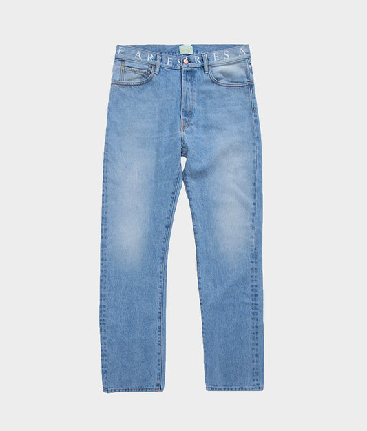 Aries Logo Lilly Jeans Light Wash