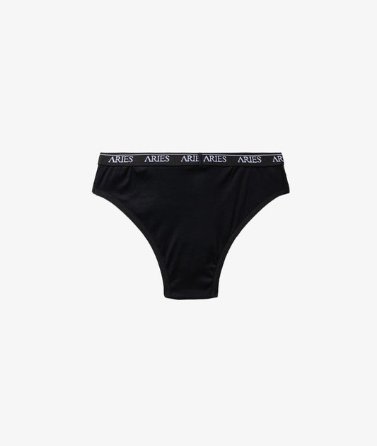 Aries Mercerised Cotton Hipster Briefs Black