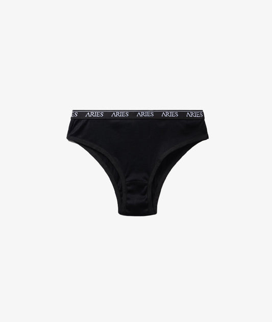 Aries Mercerised Cotton Hipster Briefs Black