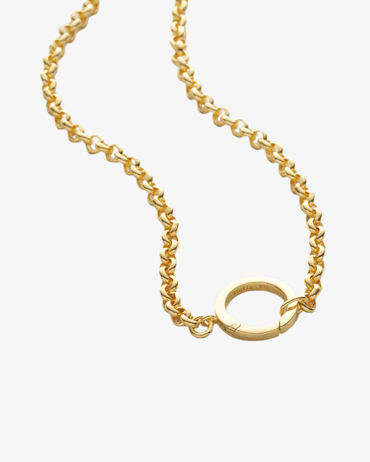 Golia Rolo Necklace Small Gold